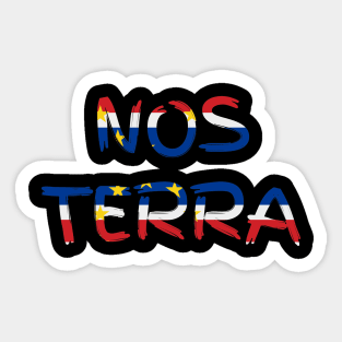 Nos terra Sticker